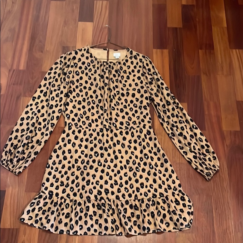 Leopard Print Wonens Dress
